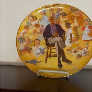 Original Norman Rockwell Commemorative Plate - numbered